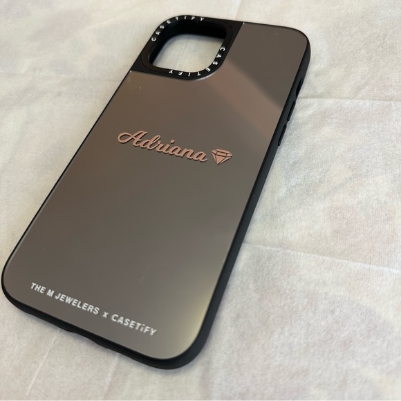 Casetify Mirror Customize Name iPhone 12 Pro Max Case. - Picture 1 of 2